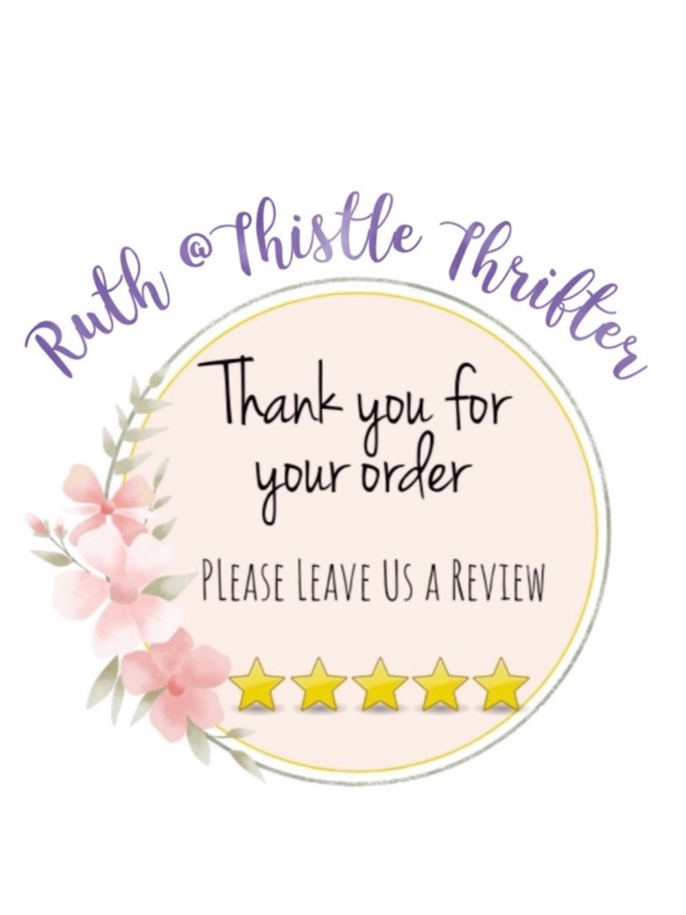 PLEASE rate your purchase and give a review!